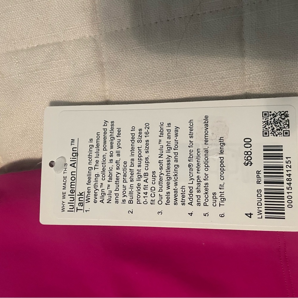 lululemon Align Tank - Picture 3 of 5